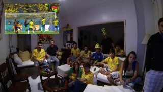 Germany 7 x 1 Brazil with Brazilians Reaction to goals