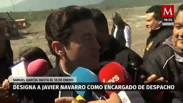 Samuel García nombra a Javier Navarro como encargado de despacho en Nuevo León