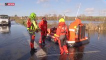 Inondations : les sauveteurs au secours des habitants du Pas-de-Calais