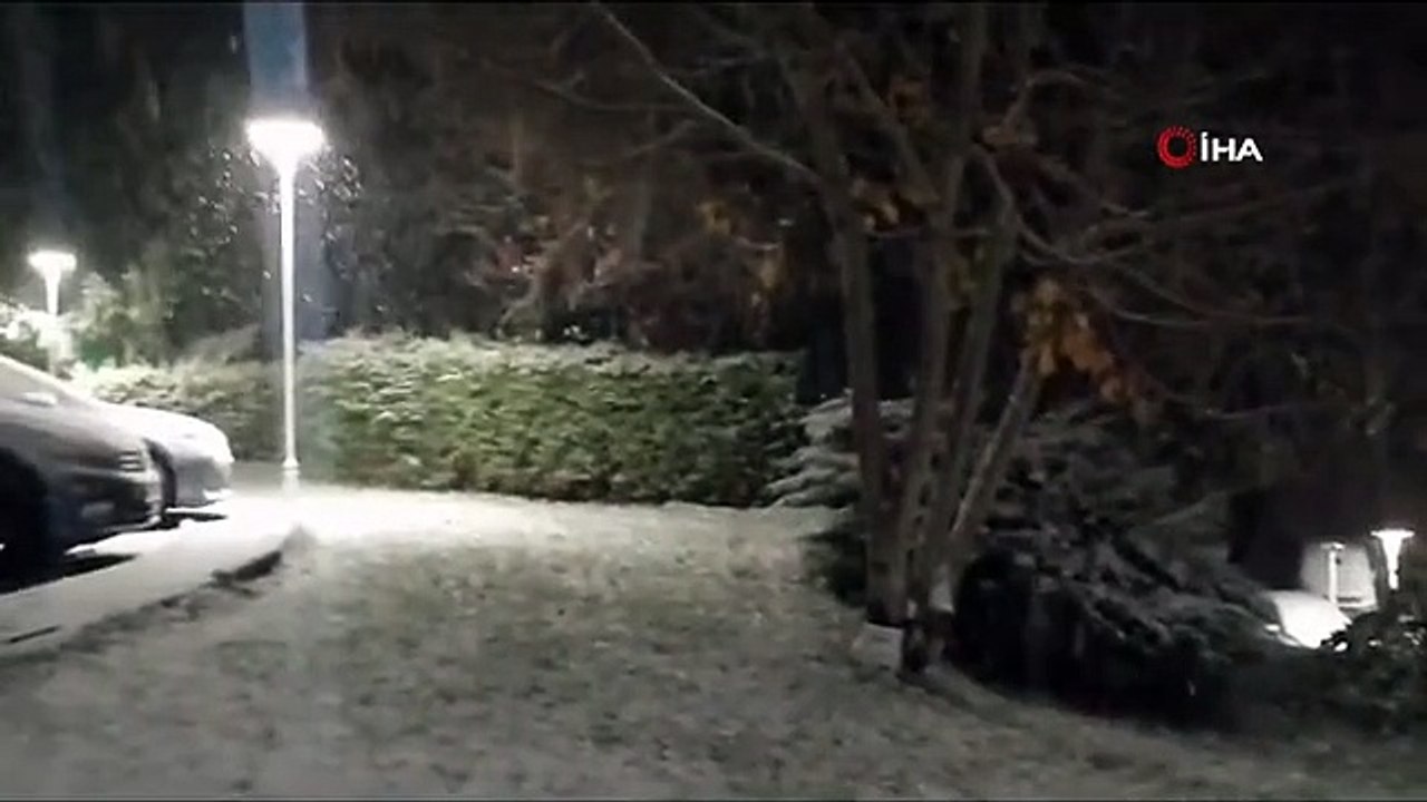 Abant Gölü Milli Parkı karla kaplandı