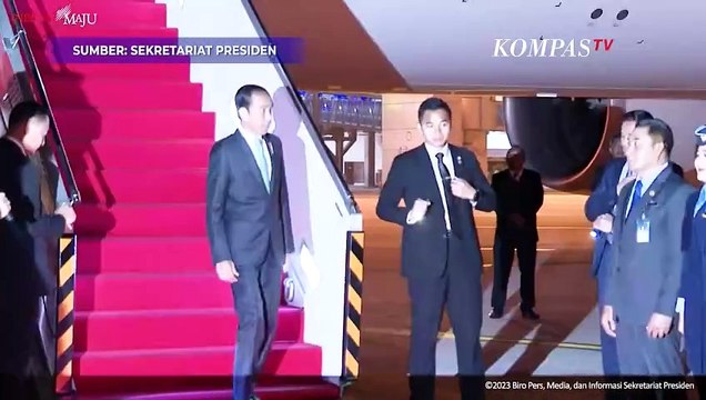 Momen Jokowi Tiba di Indonesia Usai Lawatan ke Arab Saudi dan Amerika Serikat