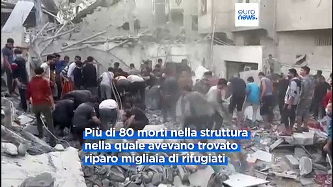 Gaza, raid su una scuola gestita dall'Onu: "Almeno 80 i morti"
