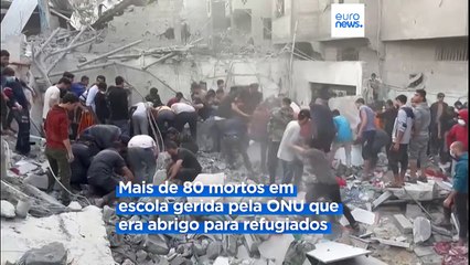 Israel diz que vai investigar ataque a escola de Jabalia onde terão morrido 80 pessoas