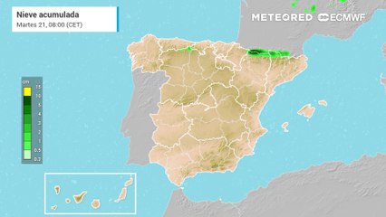 ¡Prepárate! Predicción Actualizada de Nevadas ❄️