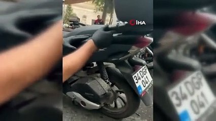 Beşiktaş'ta Motorize Polis Esrar Operasyonu