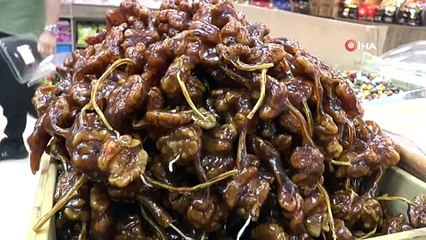 Kış aylarının vazgeçilmezi cevizli sucuk