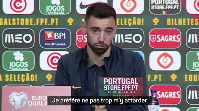 Portugal - Bruno Fernandes sur les rumeurs : Je préfère ne pas trop m'y attarder