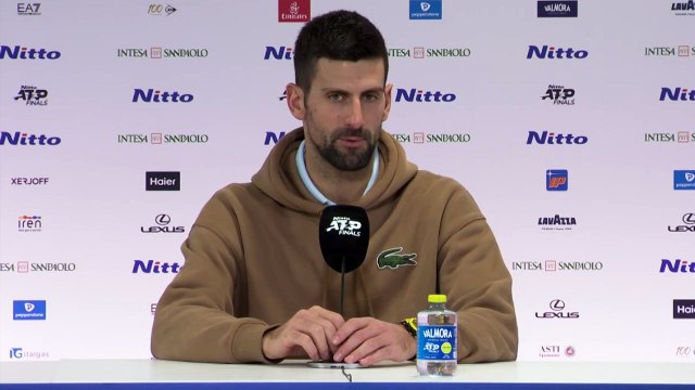 ATP Finals 2023 - Novak Djokovic : I know what to expect! What I did against Carlos Alcaraz gives me confidence and having already played against Jannik Sinner in this atmosphere is good preparation