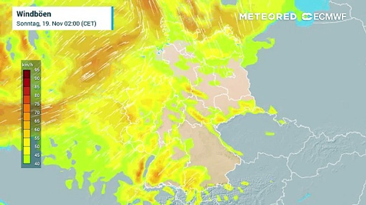 Stat Winterwetter  gibt´s im seriösen Vorhersagezeitraum erstmal jede Menge Wind und Sturm!