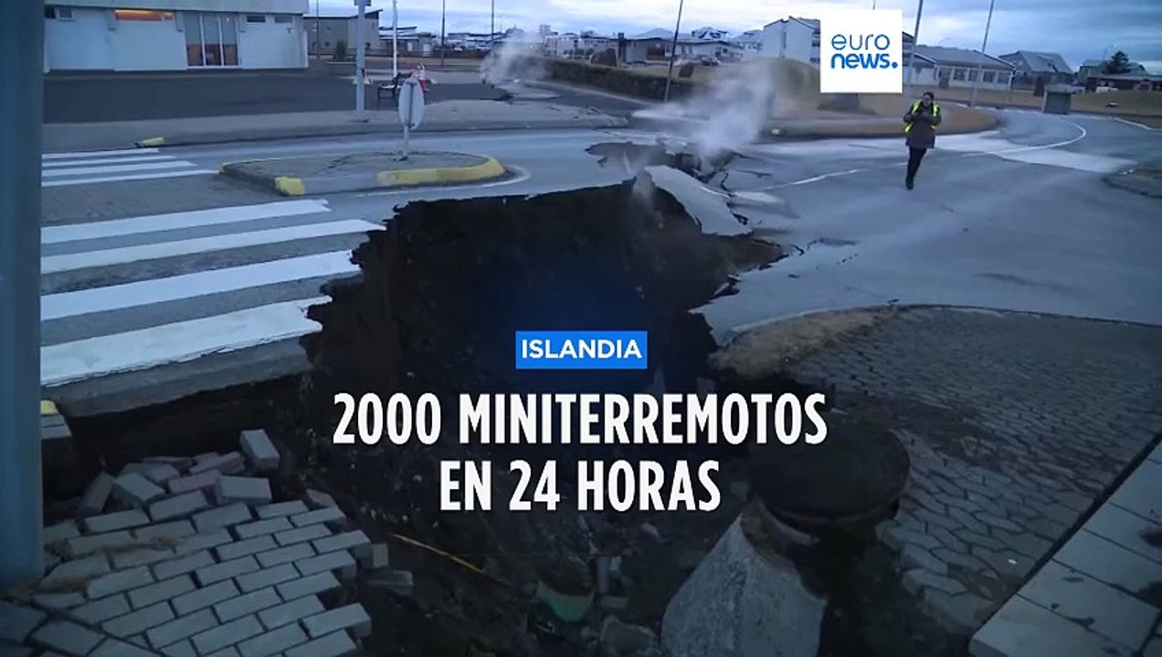 Islandia | Grindavik registra 2.000 terremotos y se prepara para una posible erupción volcánica