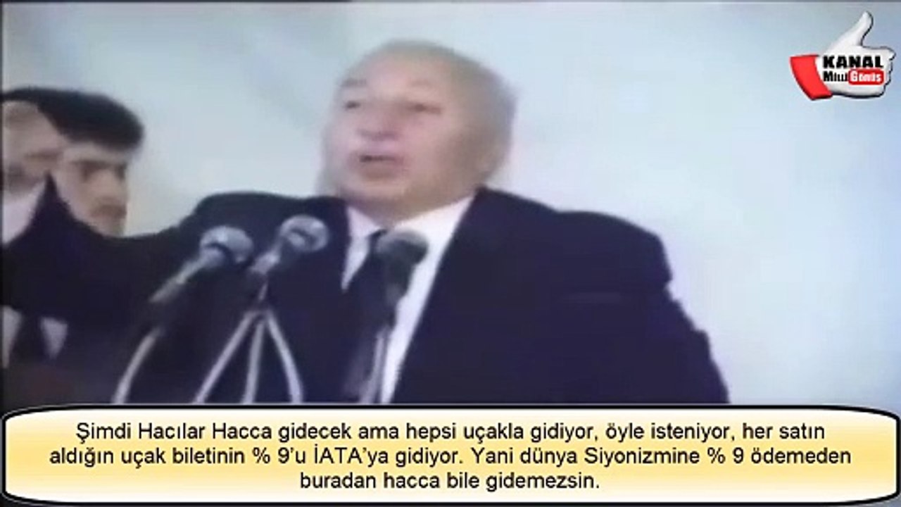 İsrail markalarına boykotlar devam ederken Erbakan Hoca’nın o sözleri tekrar gündem oldu “Hepiniz benim kölem olacaksınız…”