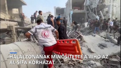 Halálzónának minősítette a Gázai övezet legnagyobb kórházát a WHO