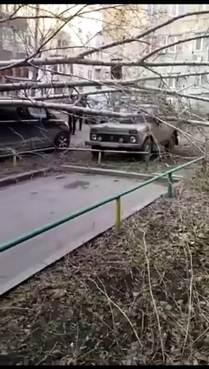 A powerful hurricane is raging in the Altai Territory, Kemerovo, Omsk and Novosibirsk regions