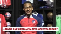 ATLÉTICO de MADRID | ENTREVISTA SAMU LINO | Su RELACIÓN con GRIEZMANN