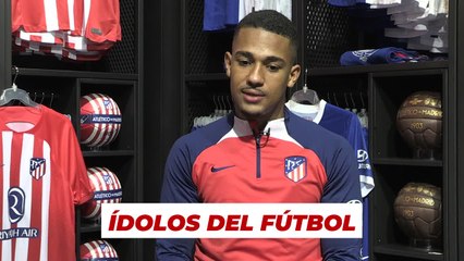 ATLÉTICO DE MADRID | SAMUEL LINO y su ÍDOLO de la INFANCIA