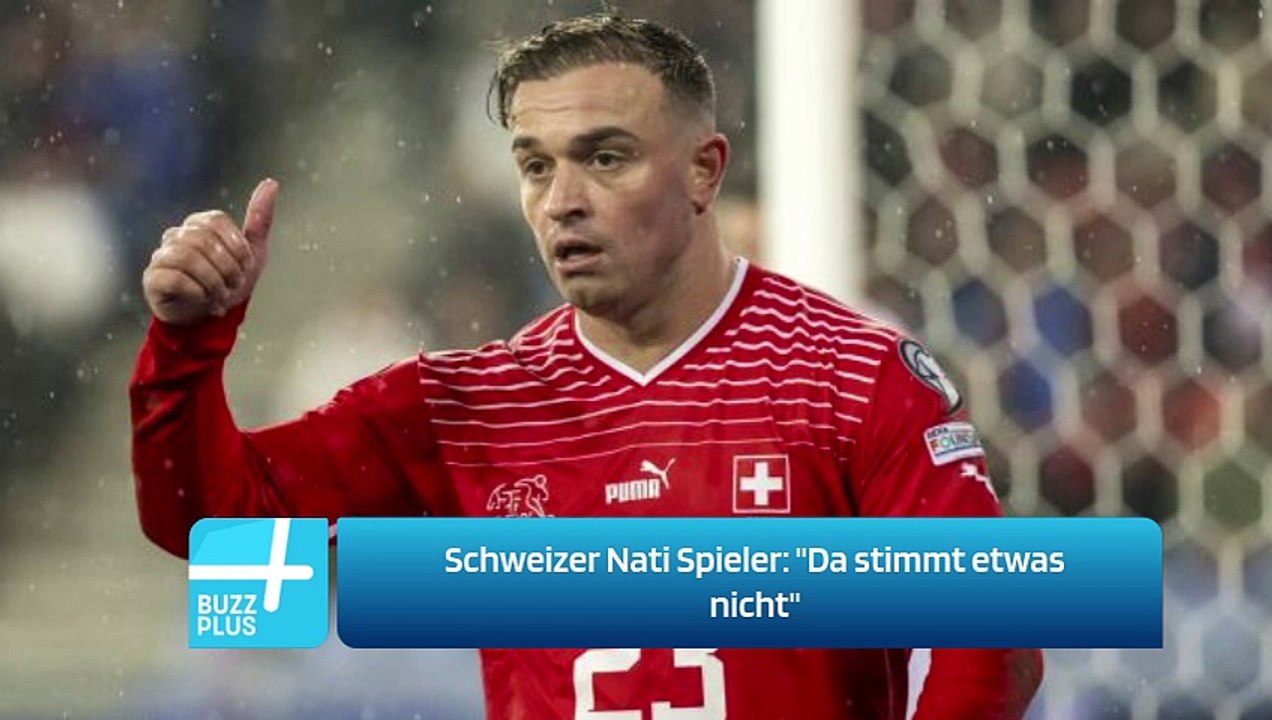 Schweizer Nati Spieler: 'Da stimmt etwas nicht'