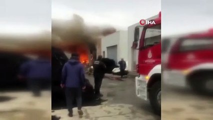 Beylikdüzü’nde yangın!