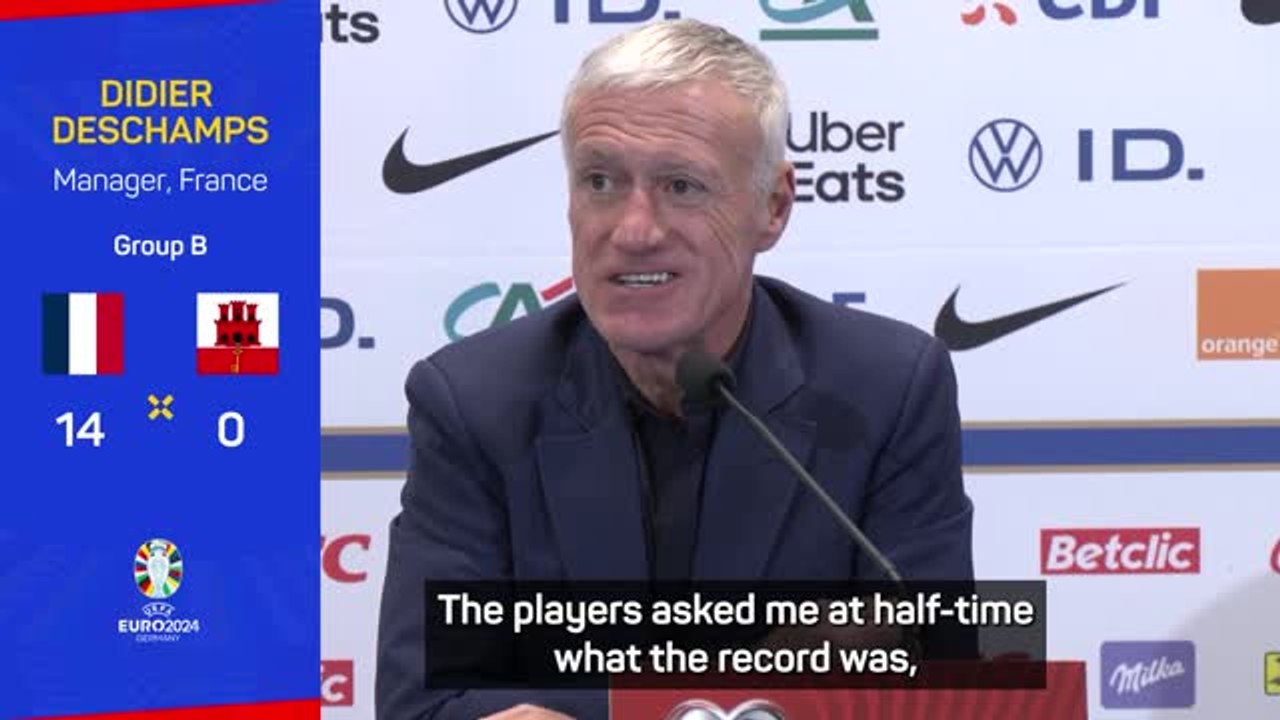'Why not beat the record?' - France reveal half-time chat