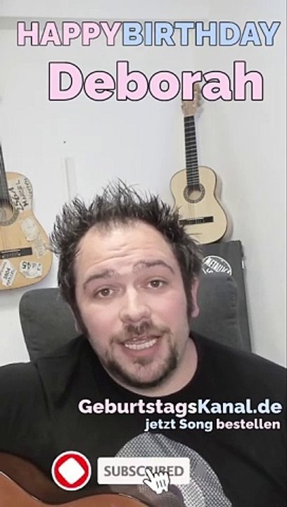 Happy Birthday, Deborah! Geburtstagsgrüße an Deborah