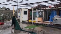Yalova'da Fırtına Sonucu Balıkçı Barınağı Yıkıldı