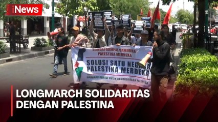Aksi Bela Palestina, Mahasiswa Longmarch di Sepanjang Malioboro