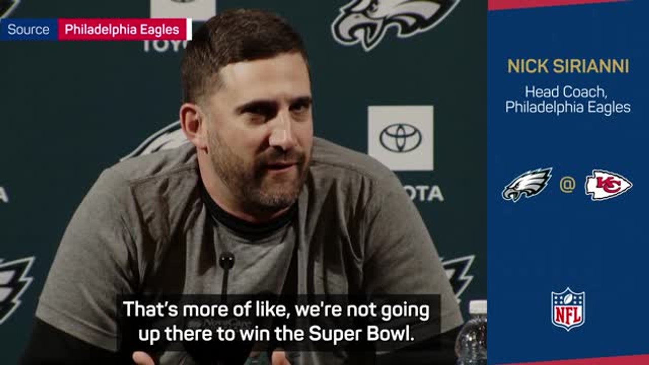 Eagles not seeking revenge for Super Bowl LVII loss - Sirianni