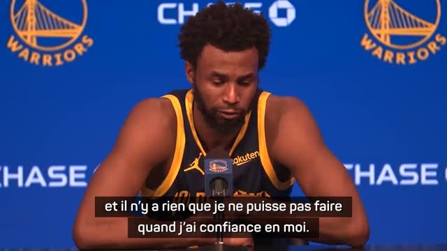 Warriors - Wiggins : Il n'y a rien que je ne puisse pas faire quand j'ai confiance en moi