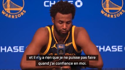 Warriors - Wiggins : "Il n'y a rien que je ne puisse pas faire quand j'ai confiance en moi"