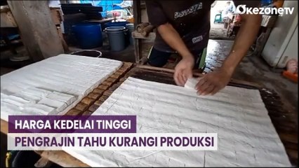 Harga Kedelai Tinggi, Pengrajin Tahu di Lampung Kurangi Produksi