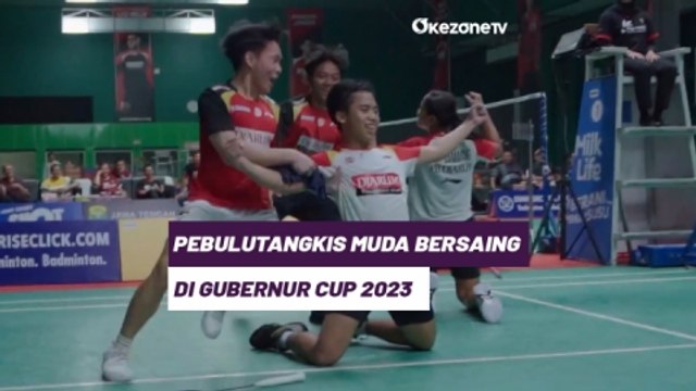 Ribuan Pebulutangkis Muda Bersaing di Gubernur Cup 2023, PB Djarum Juara Umum