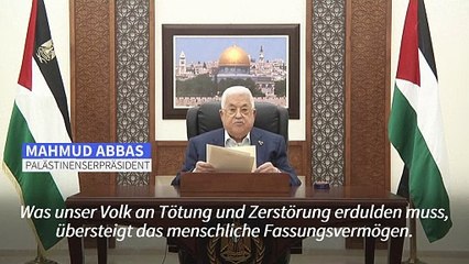 Abbas bittet Biden um Hilfe wegen "Völkermords an den Palästinensern"