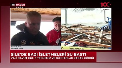 İstanbul Valisi Gül: Şiddetli yağış ve fırtına akşam saat 22.00'ye kadar devam edecek