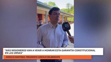 “Más Misioneros van a venir a honrar esta garantía constitucional en las urnas”