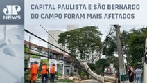 Após fortes chuvas de sábado (18), regiões da cidade de SP sofrem queda de energia