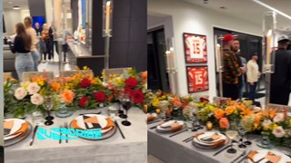 Travis Kelce Enjoys Early Thanksgiving celebration