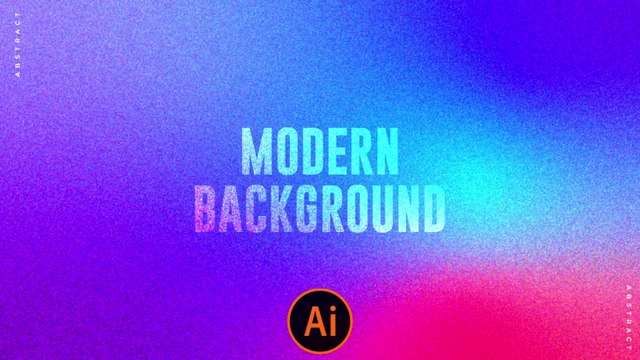 How to modern grainy gradient background in Adobe İllustrator, grainy textured background
