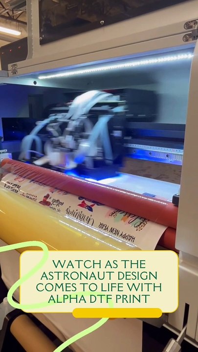 Embark on a Creative Journey: DTF Printing on Bags with Astronaut Design | Alpha DTF Transfer