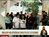 Alcaldesa de Caracas ejerce su derecho al voto en el simulacro electoral en defensa de la soberanía