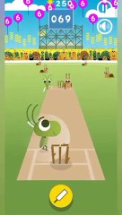 Google Doodle Cricket Game Play 16 Sixes and Scored 189