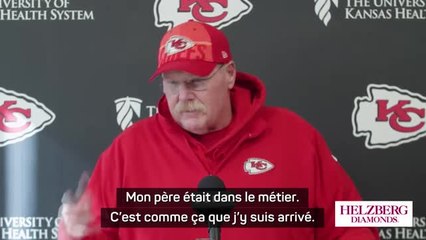 Chiefs - Quand le coach Reid répond à une question sur sa photo devenue virale avec Batman