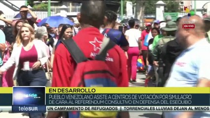 Pueblo venezolano respalda simulacro del referendo en defensa del Esequibo