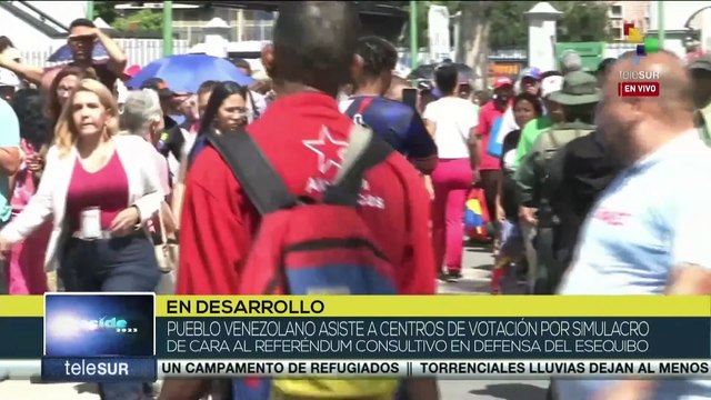 Pueblo venezolano respalda simulacro del referendo en defensa del Esequibo