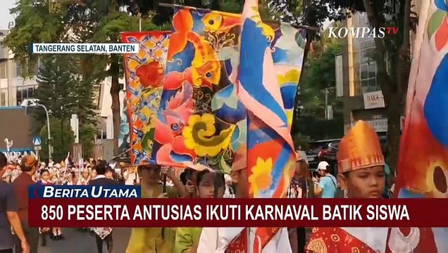 Karnaval Batik Diikuti 850 Peserta Siswa SD di Tangsel, Pamerkan Ragam Budaya dan Karya Seni