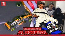 GP de Las Vegas: Lando Norris fue trasladado al hospital