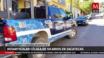 Desarticulan célula de sicarios en Zacatecas; hay dos menores implicados