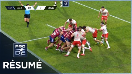 PRO D2 Saison 2023-2024 J11 - Résumé AS Béziers Hérault-US Dax