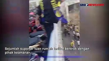 Kerusuhan Pecah Usai Laga Gresik United vs Deltras Sidoarjo, Gas Air Mata Ditembakkan