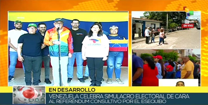 Jefe de Campaña Venezuela Toda resalta masividad en simulacro sobre referendo del Esequibo