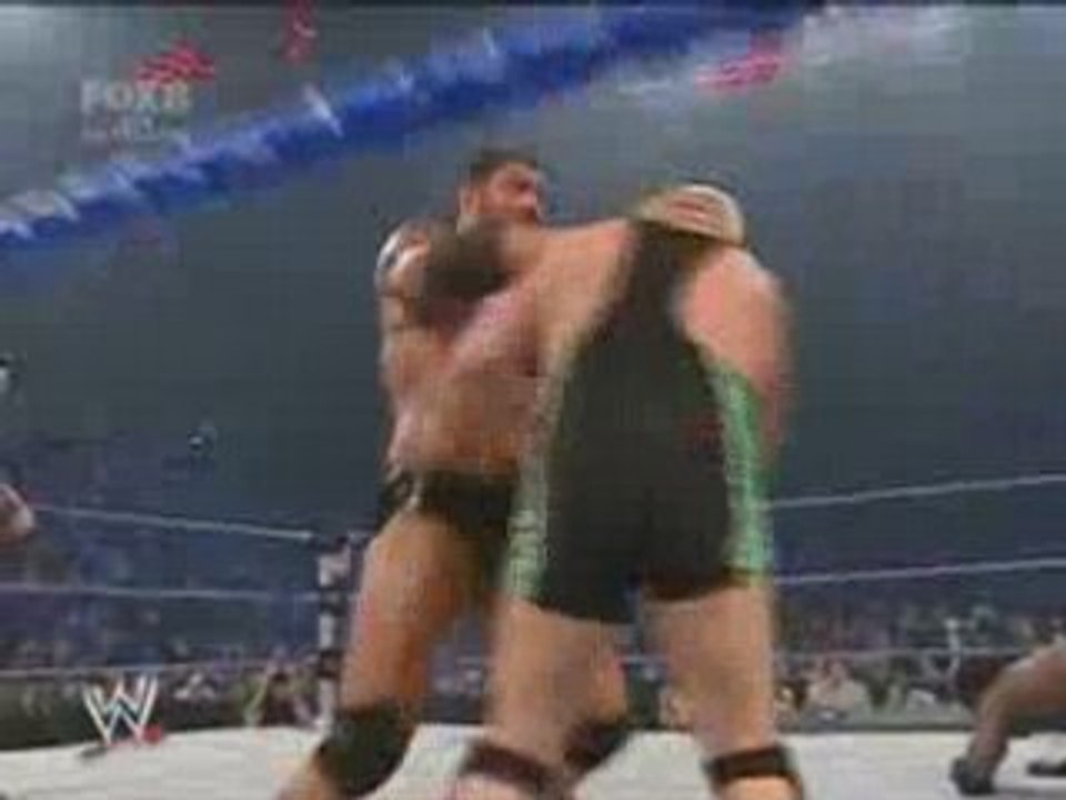 Smackdown Batista vs Bobby Lashley vs Finlay