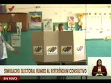 Gob. del edo. Bolívar participa en el simulacro electoral rumbo al referendo consultivo del 3D